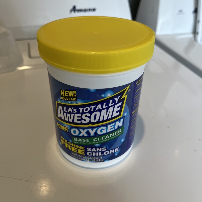 LA's Totally Awesome Power Oxygen Base OXY CLEANER 15oz Chlorine Free Laundry +