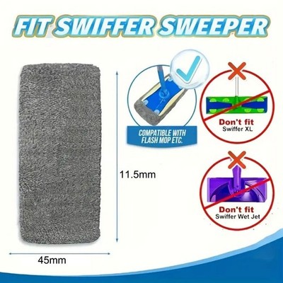 Reusable Floor Mop Pads:  For Absorbent For Wet & Dry Cleaning