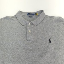 Polo by Ralph Lauren Polo Shirt Mens XL Solid Gray Short Sleeve Golf