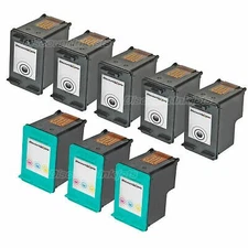 8PK #92 #93 C9362WN C9361WN for HP COLOR/BLACK Ink Cartridge PSC 1507 1510 1510v