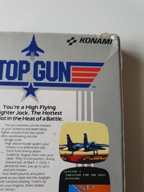 Top Gun Nintendo Nes Game UK Version Boxed With Manual Konami 1988