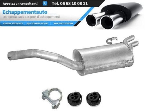 Silencieux arrière Lancia Zeta 2.0 Turbo réduction de bruit et homologation E