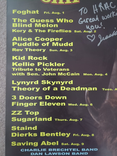 2008 Sturgis Buffalo Chip Line Up Band POSTER Miller Lite Guess Who ZZ Top - Bild 3 von 10