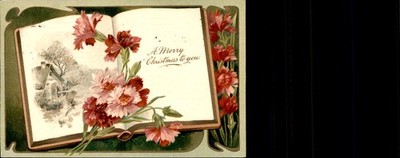 Christmas Greetings from Miss Kate R. Praneke, 1900 Postcard