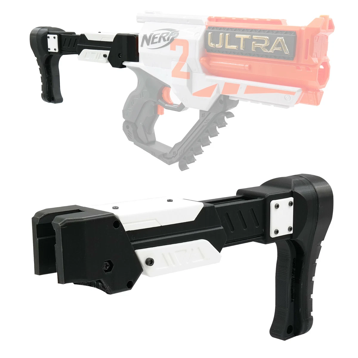 3d printed cheap nerf stock