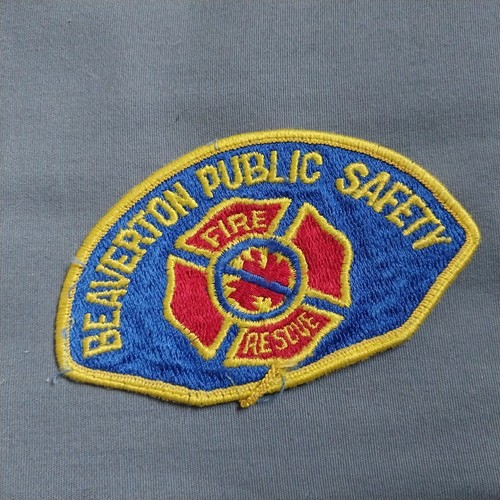 Beaverton Or Oregon Public Safety Fire Rescue Dept 2 3/4" Patch