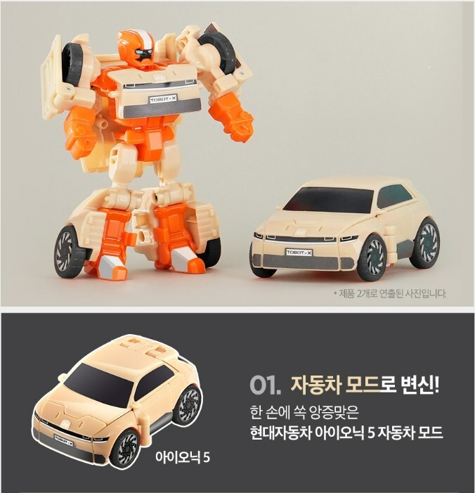 Tobot X 2023 Edition - Hyundai Ioniq 5 Transforming Robot Car Toy (Fast Shipping From Korea)
