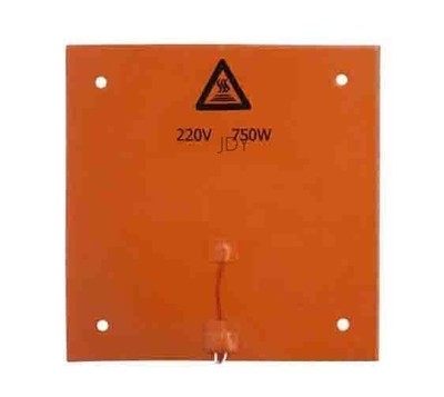 310*310mm Silikon Heizmatte 3D Printer Drucker Heatbed Heizbett Matte 750W 220V