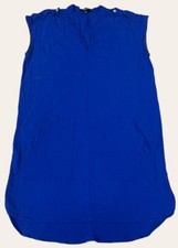 Madewell Dress Womens Small Morningside Shift Blue Sleeveless