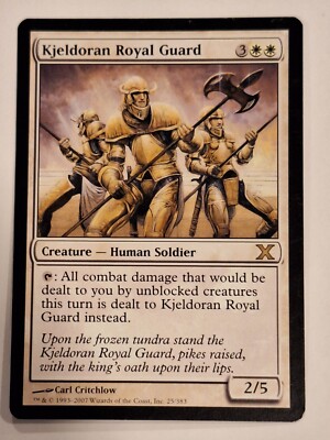 Kjeldoran Royal Guard - 10th Edition Core Set - Magic the Gathering MTG Nice!