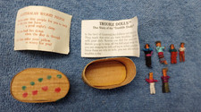 Guatemalan Worry People Miniature with Handcrafted Box "Trouble Dolls"