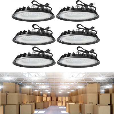 200W UFO LED High Bay Light, Commercial Bay Lighting for Factory Warehouse Shop