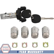 Ignition Switch Door Lock Cylinders W/ Keys For Chevy Express 2002-07 GMC Savana