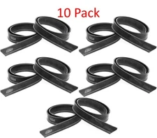 10 Pack 18" Pulex Soft Rubber Squeegee Replacement Rubber Blades