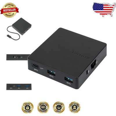 Multifunctional USB-C Travel Docking Station for Efficient Mobile Work