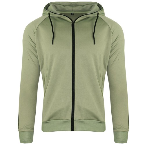 Boys Kids Polyester Tracksuit Slim Fit Joggers Bottom Zip Hooded Panel - Picture 3 of 8