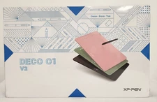 XPPen Deco 01 V2 Drawing Tablet Digital 10x6.25 Graphics Tablet for Chromebook