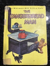 VINTAGE Picture Book 1965 GINGERBREAD MAN Children  s RARE