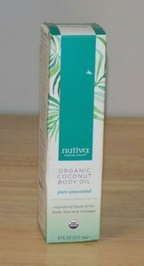 nutiva organic coconut body oil