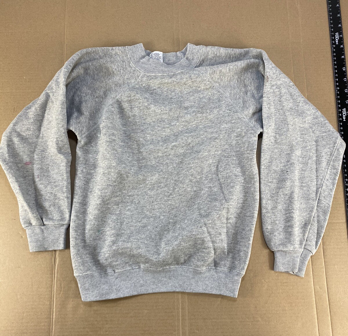 90s 00s HANES WHITE 白 半袖 SWEATSHIRT USA製 Vintage 90s Hanes HEAVYWEIGHT T-shirt - Blank Beige NOS