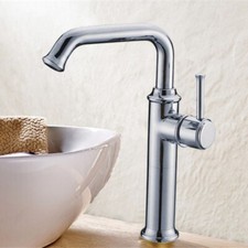 Chrome Brass Kitchen Bathroom Swivel Faucet Sink Basin Mixer Water Tap szh002