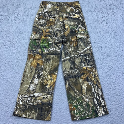 New Kings Youth Camo Cargo Pant Real Tree EDGE Kids 10/12 Hunting 6 Pocket - Picture 13 of 15