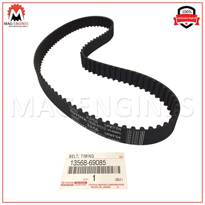 13568-69085 GENUINE OEM BELT, TIMING TOYOTA 1KZ 1KZ-TE LAND CRUISER PRADO HILUX