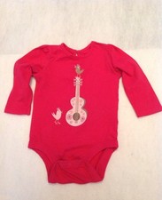 Fuschia Baby Gap Bodice 12-18 Months Long Sleeve