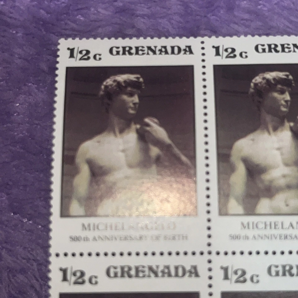Granada Minh 1975/2c Miguel Ángel 500 aniversario  Foto 3 de 4