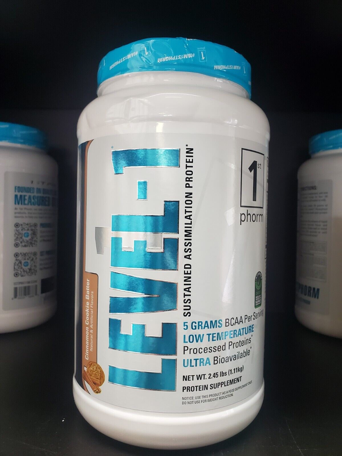 1st Phorm Cinnamon Cookie Batter Protein Level 1 (Container is Dented