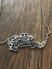 Quantum Mechanix Suicide Squad Daddy's Lil Monster Harley Quinn chain necklace