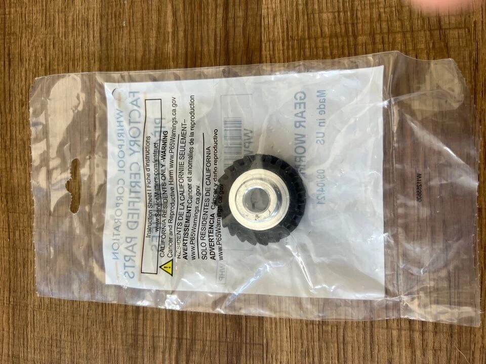 New Genuine OEM Whirlpool Stand Mixer Worm Gear WPW10112253 - Image 2 of 4
