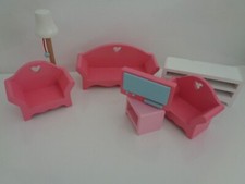 ELC ROSEBUD LOUNGE DOLLS HOUSE FURNITURE LIVING ROOM