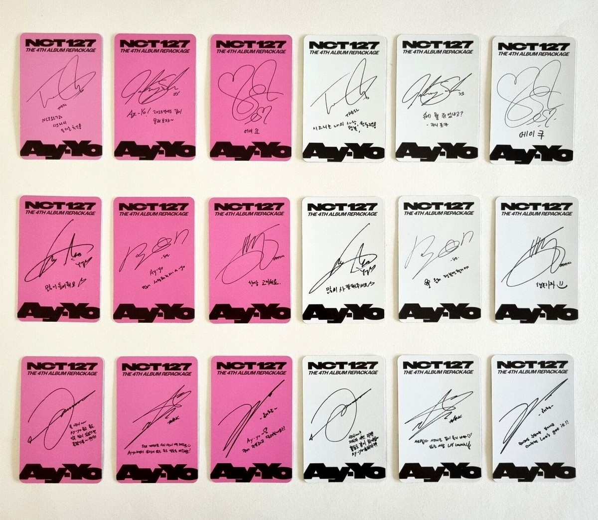 NCT 127 NCT127 4th Album Repackage Ay-yo Official Photocard