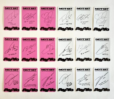 NCT 127 NCT127 4th Album Repackage Ay-yo Official Photocard