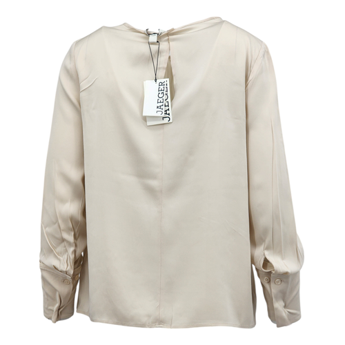 M&S JAEGER Top Seide Stretch geraffter Ausschnitt UVP 99,00 £ - Bild 3 von 5