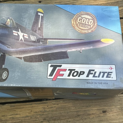 Top Flite F4U Corsair .60 Size Sport-Scale RC Aircraft Kit Gold Ed., Unassembled - Picture 5 of 14
