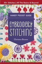 Embroidery Stitching Handy Pocket Guide- - 2 Pack