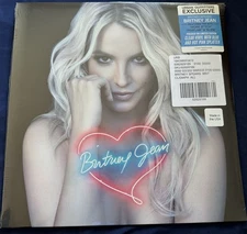 Britney Spears "Britney Jean" Clear w/ Blue & Hot Pink Splatter UO vinyl (Sealed