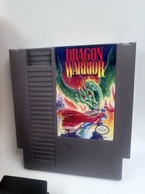 Dragon Warrior (Nintendo NES, 1989) CIB Complete w/ Cellophane Near Mint