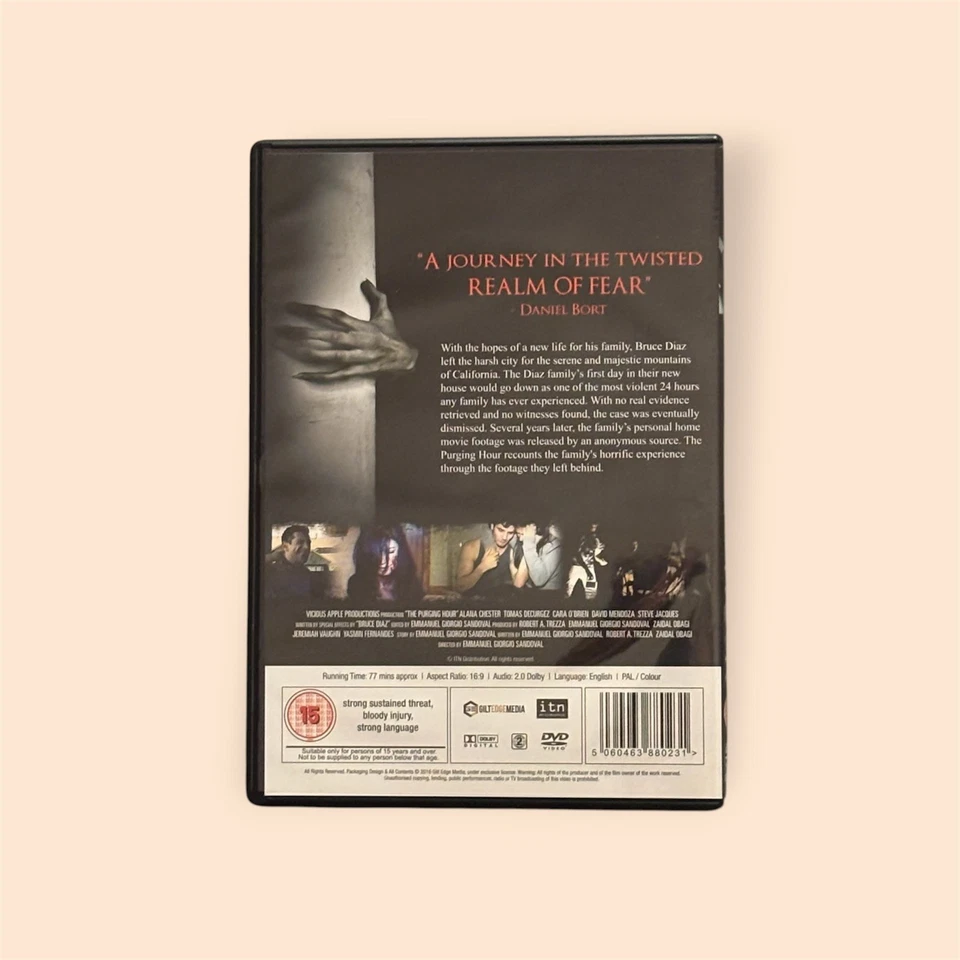 The Purging Hour (DVD, 2016) Drama Horror Mystery Alana Chester Cara O’Brien - Image 2 of 3