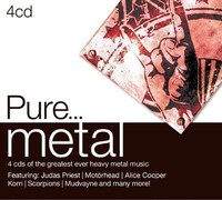 Audio Cd - Pure: Metal / Various (4 Cd) - Sony Music -D- Neu
