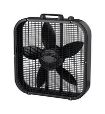 Ventilador de caja interior Lasko B20401 120V 54W 1820 CFM 3 velocidades acero negro 20 pulgadas