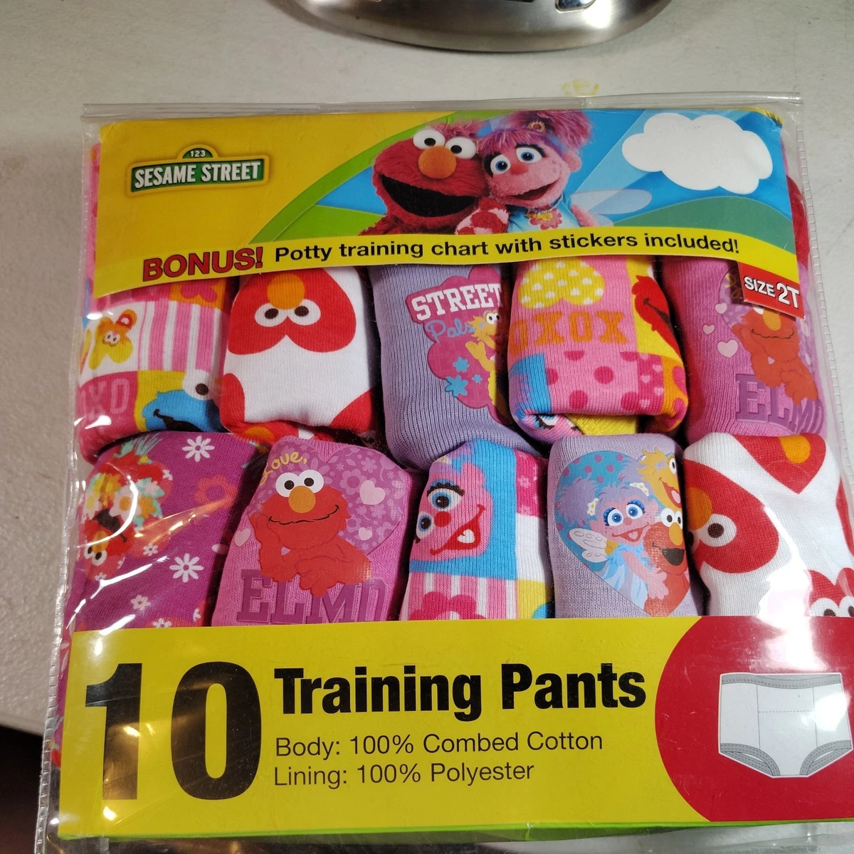 Sesame Street Baby Sesam Peuter Meisjes Potty Training Pant