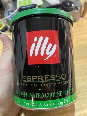 Vintage 2001 Illy Caffè Decaf Ground Medium Roast 250g Dose