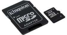 Kingston Technology 4GB Micro SD HC Class 4 Flash Memory Card with SD Adapter
