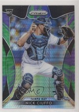 2019 Panini Prizm Tier III Purple & Green Hyper Prizm Nick Ciuffo #212 tj0