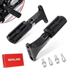 Passenger Foot Pegs, Passenger Mini Footboard Footpegs Fit for Harley Davidson T