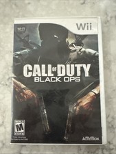 Call of Duty Black Ops Nintendo Wii Video Game Tested Working Disc Case