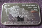 Rare U.S.S.C. Bi-Centennial Flag 1981  1 Troy Oz. .999 Fine Silver Art Bar